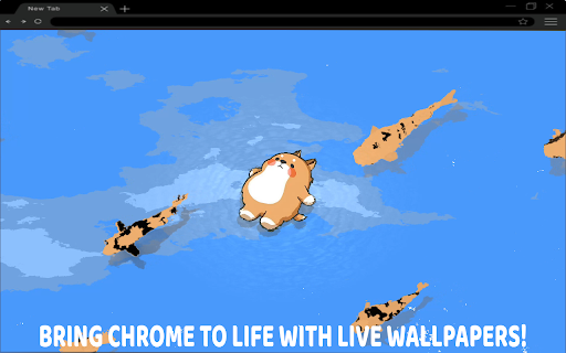 Cute Animal Pond Relax Live Wallpaper  from Chrome web store to be run with OffiDocs Chromium online