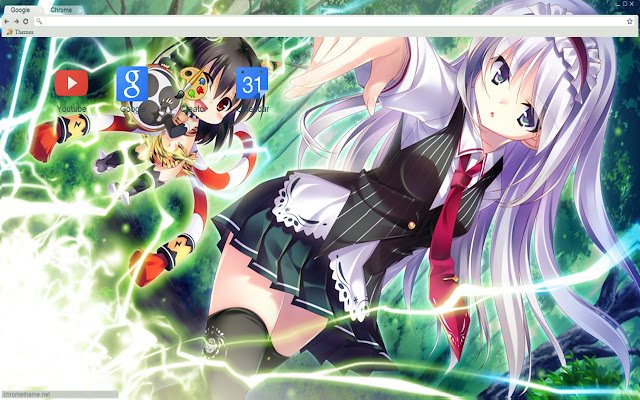 Cute Anime Girl theme1920x1080  from Chrome web store to be run with OffiDocs Chromium online