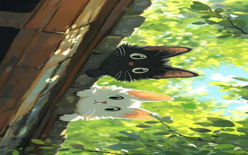 Cute cat wallpapers  from Chrome web store to be run with OffiDocs Chromium online