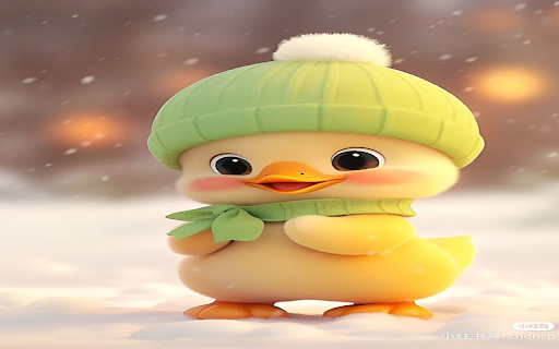 Cute duckling wallpaper  from Chrome web store to be run with OffiDocs Chromium online