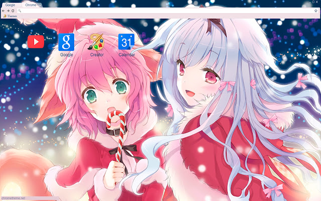 Cute ecchi christmas anime girls 1680x1050  from Chrome web store to be run with OffiDocs Chromium online