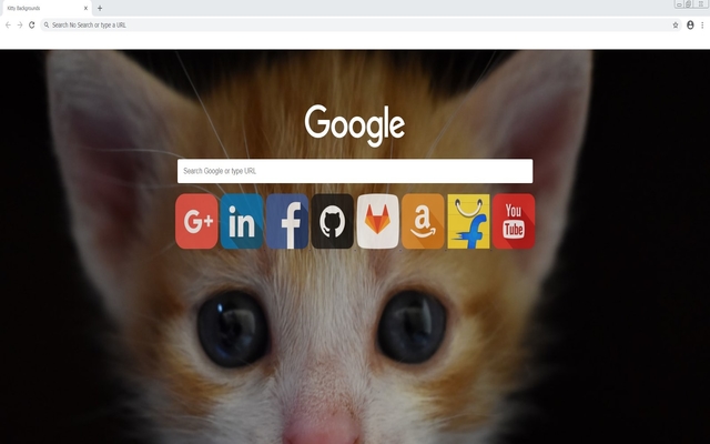 Cute Kitty Backgrounds  from Chrome web store to be run with OffiDocs Chromium online