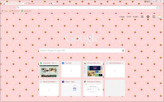 Cute Pixel Strawberries  from Chrome web store to be run with OffiDocs Chromium online