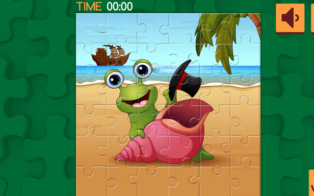 Cute Snails Jigsaw Game  from Chrome web store to be run with OffiDocs Chromium online