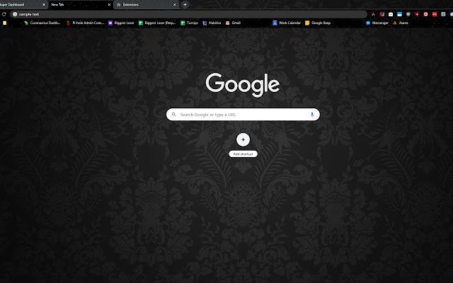 Cuttlefish Damask Black  from Chrome web store to be run with OffiDocs Chromium online
