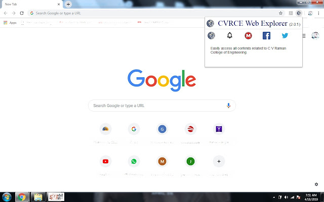CVRCE Web Explorer  from Chrome web store to be run with OffiDocs Chromium online
