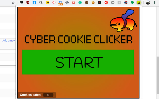 Cyber Cookie Clicker  from Chrome web store to be run with OffiDocs Chromium online