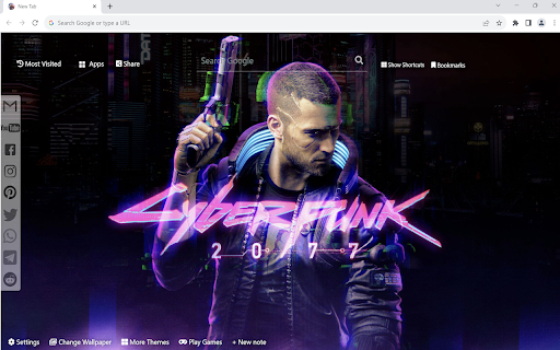 Cyberpunk 2077 Wallpaper  from Chrome web store to be run with OffiDocs Chromium online