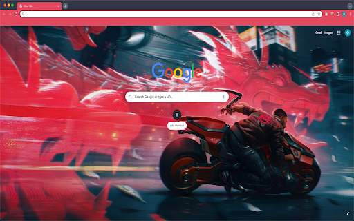 Cyberpunk Dragon Theme  from Chrome web store to be run with OffiDocs Chromium online