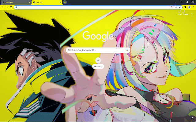 Cyberpunk: Edgerunners Browser Theme  from Chrome web store to be run with OffiDocs Chromium online