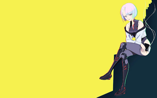 Cyberpunk Edgerunners Lucy Smoking  from Chrome web store to be run with OffiDocs Chromium online