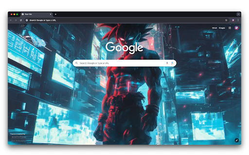 Cyberpunk Goku Rising  from Chrome web store to be run with OffiDocs Chromium online