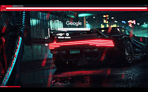 Cyberpunk samurai girl and car  from Chrome web store to be run with OffiDocs Chromium online