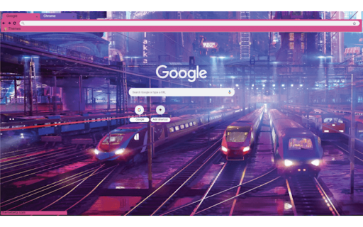 Cyberpunk Train yard  from Chrome web store to be run with OffiDocs Chromium online