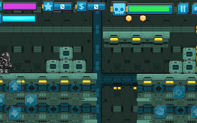 Cyber Soldier Shooting Game  from Chrome web store to be run with OffiDocs Chromium online