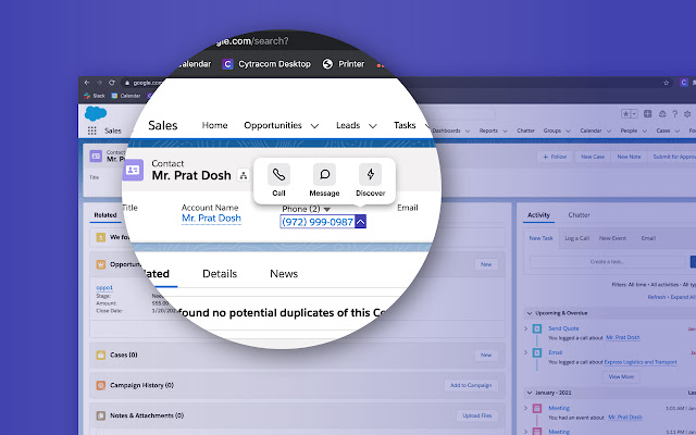 Cytracom Chrome Extension  from Chrome web store to be run with OffiDocs Chromium online