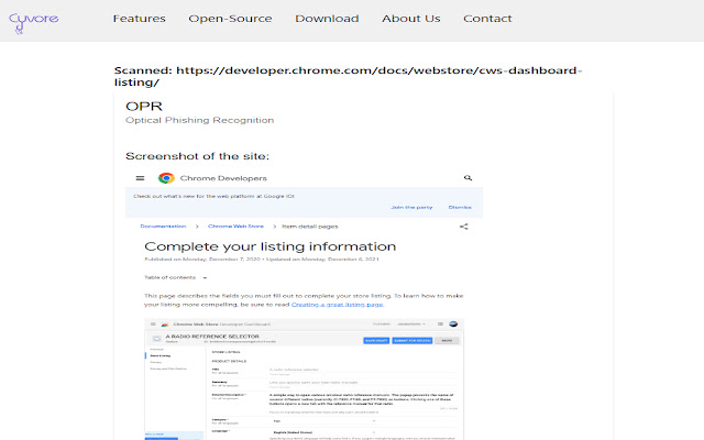 Cyvore chrome extension  from Chrome web store to be run with OffiDocs Chromium online