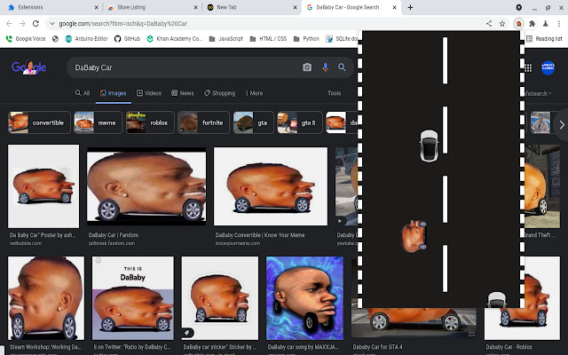 Da DaBaby Game  from Chrome web store to be run with OffiDocs Chromium online