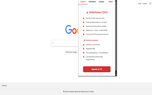 DAE Urgence Gestes de Secours  from Chrome web store to be run with OffiDocs Chromium online
