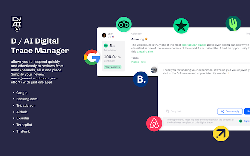 D / AI Digital Trace Manager  from Chrome web store to be run with OffiDocs Chromium online