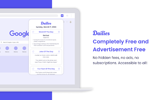 Dailies  from Chrome web store to be run with OffiDocs Chromium online