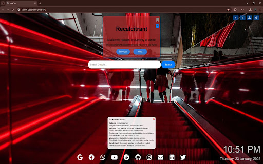 Daily GRE Word  from Chrome web store to be run with OffiDocs Chromium online