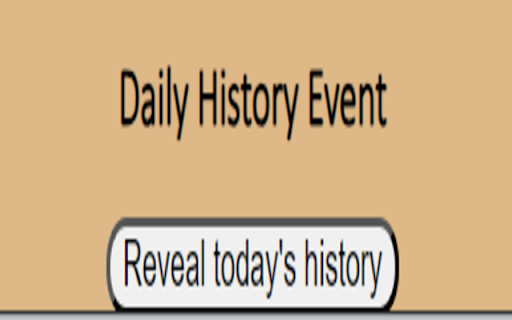 Daily History Event  from Chrome web store to be run with OffiDocs Chromium online