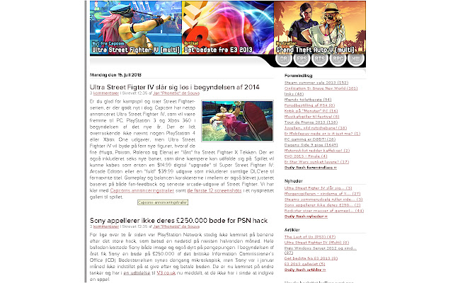 Dailyrush.dk Extensions  from Chrome web store to be run with OffiDocs Chromium online