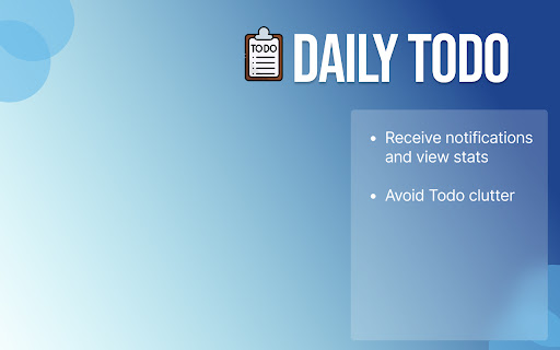 Daily To Do  from Chrome web store to be run with OffiDocs Chromium online