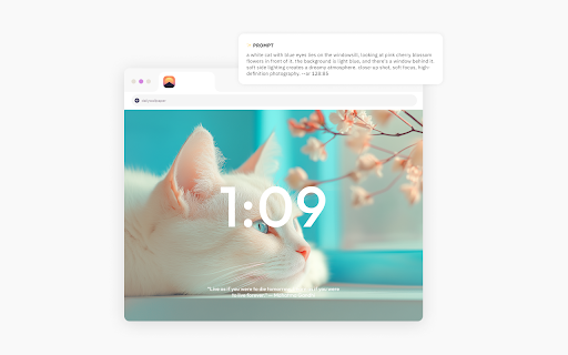 Daily Wallpaper  from Chrome web store to be run with OffiDocs Chromium online