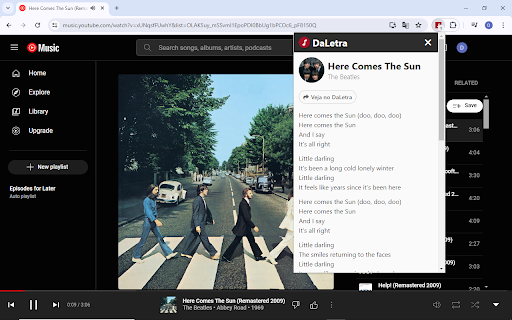 DaLetra  from Chrome web store to be run with OffiDocs Chromium online