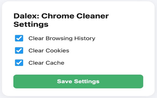 Dalex: Chrome Cleaner  from Chrome web store to be run with OffiDocs Chromium online
