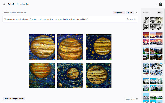DALL E 2 Image Downloader  from Chrome web store to be run with OffiDocs Chromium online