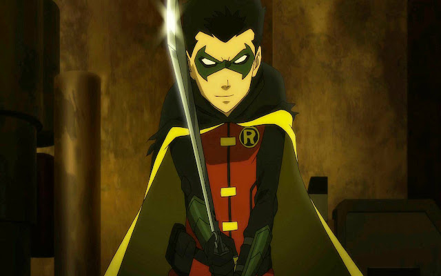 Damian Wayne Robin  from Chrome web store to be run with OffiDocs Chromium online