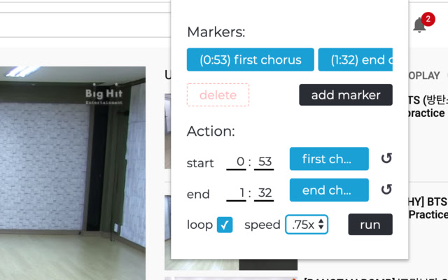 Dance Dash de Chrome web store se ejecutará con OffiDocs Chromium en línea