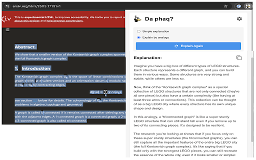Da phaq?  from Chrome web store to be run with OffiDocs Chromium online