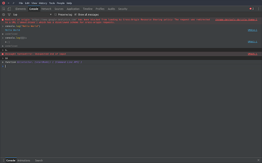 Darcula Theme for DevTools  from Chrome web store to be run with OffiDocs Chromium online