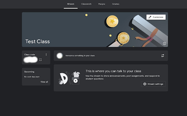DarkClassroom  from Chrome web store to be run with OffiDocs Chromium online