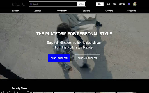 Dark Grailed  from Chrome web store to be run with OffiDocs Chromium online
