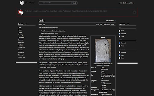 Dark Mode Enforcer  from Chrome web store to be run with OffiDocs Chromium online