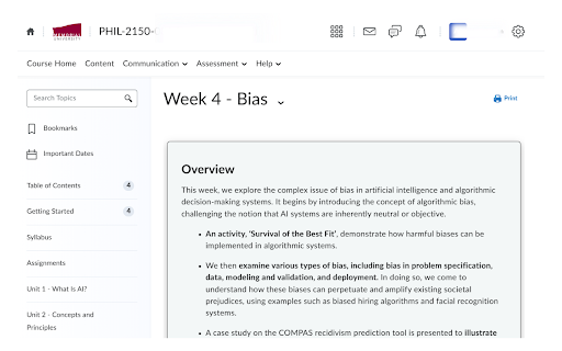 Dark Mode for Brightspace/D2L  from Chrome web store to be run with OffiDocs Chromium online