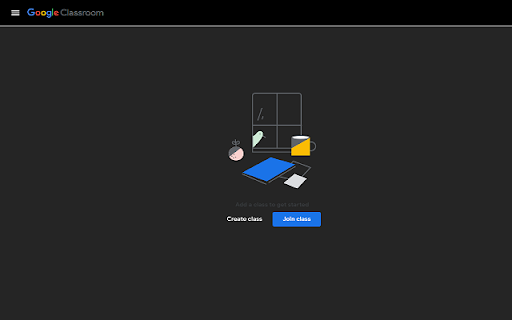 Dark Mode for Google classroom  from Chrome web store to be run with OffiDocs Chromium online