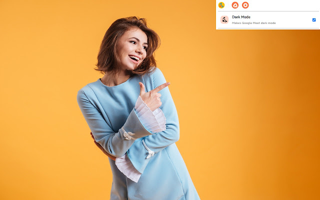 Dark Mode for Google Meet™  from Chrome web store to be run with OffiDocs Chromium online