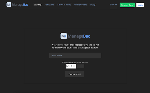 Darkmode for Managebac  from Chrome web store to be run with OffiDocs Chromium online
