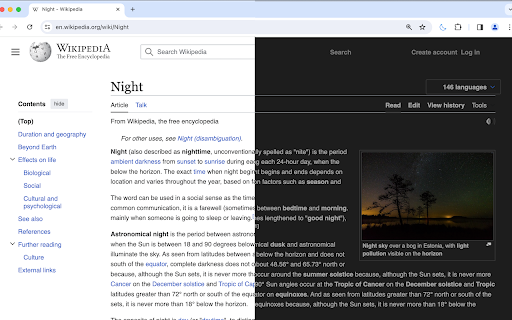 Dark Mode Toggle Per Site  from Chrome web store to be run with OffiDocs Chromium online