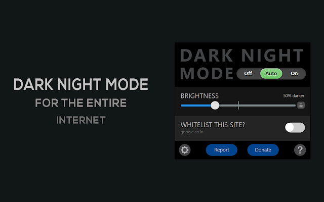 Dark Night Mode  from Chrome web store to be run with OffiDocs Chromium online