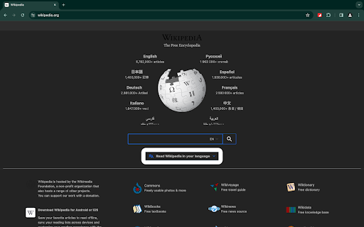 Dark Read  from Chrome web store to be run with OffiDocs Chromium online
