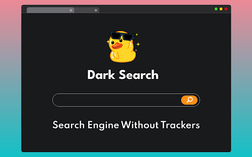Dark Search Search Engine Without Trackers  from Chrome web store to be run with OffiDocs Chromium online