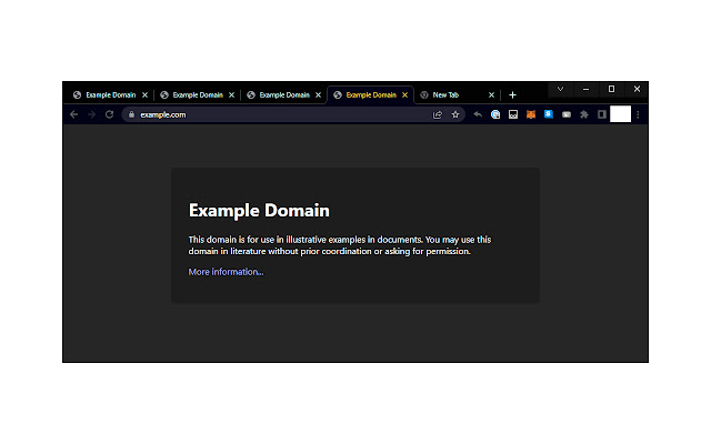 Dark Theme Foreground Mode  from Chrome web store to be run with OffiDocs Chromium online