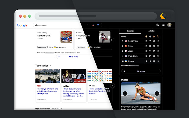 Dark Theme  Night Shift Mode  from Chrome web store to be run with OffiDocs Chromium online